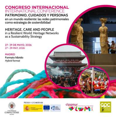 27-29/05/2026 GREPAC participa en el Congreso Internacional "Patrimonio, cuidados y personas en un mundo resiliente: Las redes patrimoniales como estrategia de sostenibilidad"