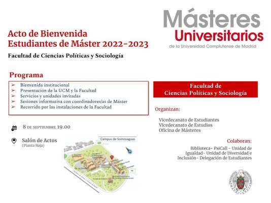 Bienvenida al máster (curso 2022-2023)