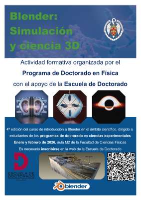 Actividad formativa de Doctorado (Presencial) Blender: Simulación y ciencia 3D (4ª Edición)