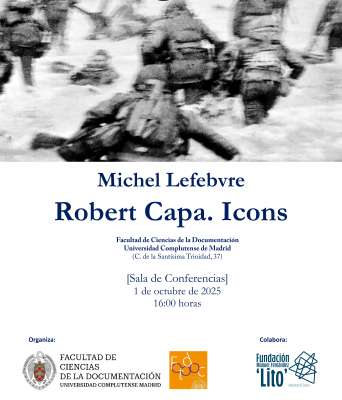 Michel Lefebvre, comisario de la exposición de Robert Capa del Círculo de Bellas Artes.
