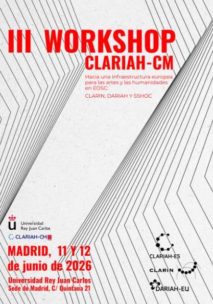 III Workshop CLARIAH-CM: