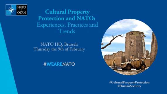 09/02/2023. El GREPAC asiste en la sede de la OTAN en Bruselas a la Conferencia Cultural Property Protection and NATO: Experiences, Practices and Trends