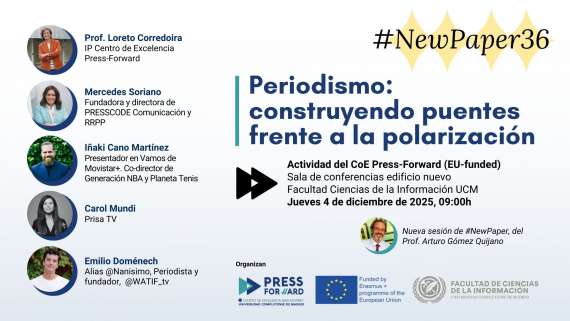 #NewPaper36 sobre periodismo y su papel clave contra la polarización