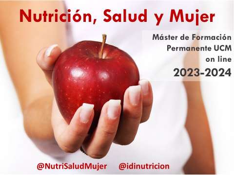 Máster de Formación Permanente on line Nutrición, Salud y Mujer (Título propio de la UCM)