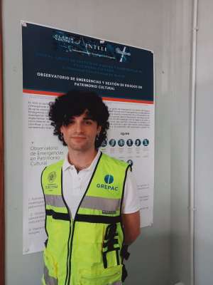 06/05/2024. Diego Melar López-Rey se incorpora como ayudante de investigación al Observatorio de Emergencias en Patrimonio Cultural