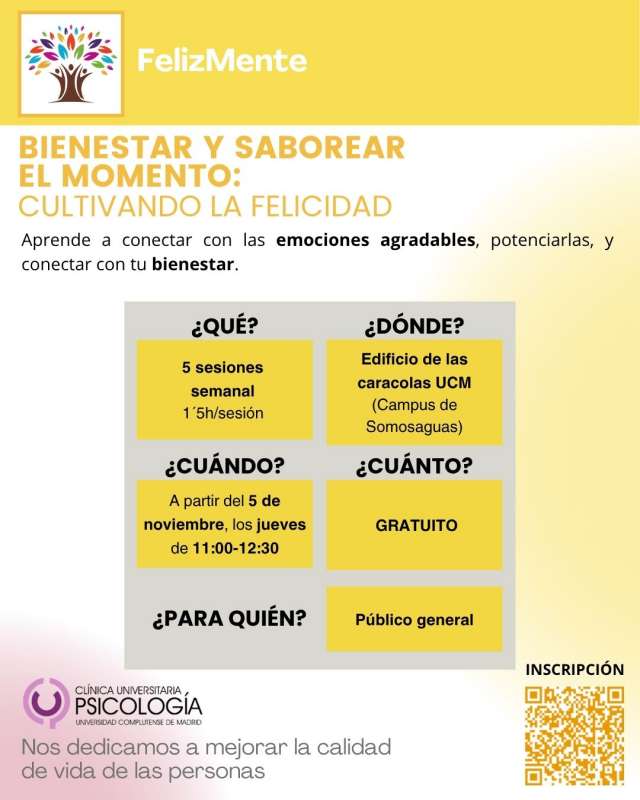 Taller Felizmente: Bienestar y saborear el momento: Cultivando la felicidad. - 1