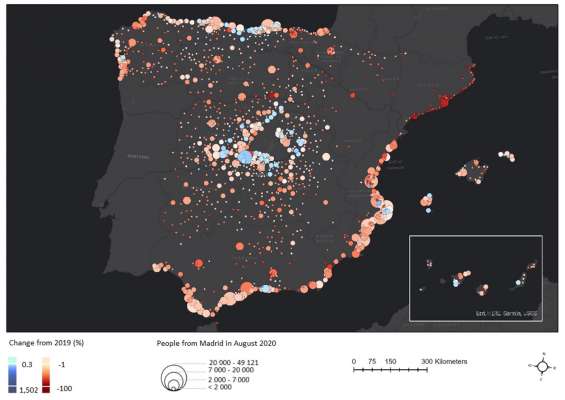 Nuevo artículo: The uneven impact of the COVID-19 pandemic on domestic tourist flows: what does mobile phone data tell us?