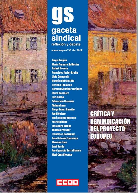 Javier Braña y José Molero publican el artículo "Industria y cambio tecnológico. Marco para un debate de políticas" en la revista Gaceta Sindical de CCOO