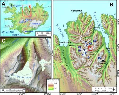 Nueva publicación en abierto en Boreas: "Late-Holocene Evolution of a Small Sub-Arctic Glacier, Gljúfurárjökull (Tröllaskagi, Northern Iceland)"