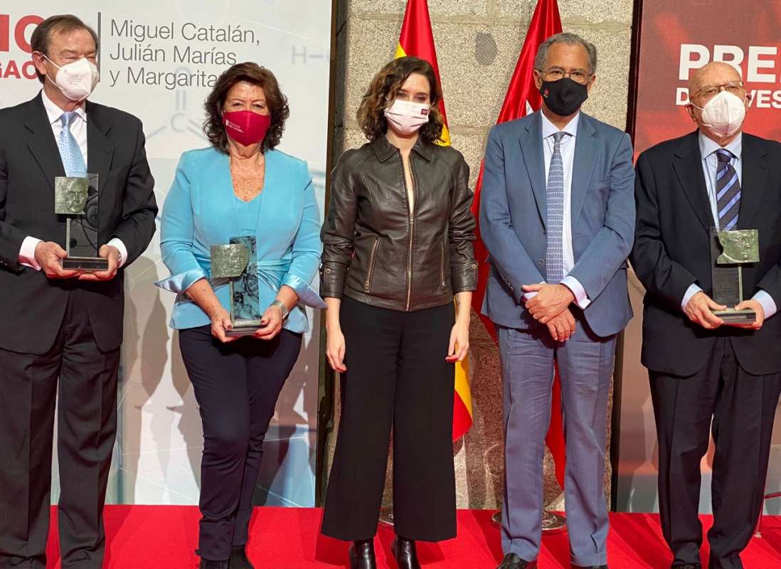 Presentation of the Margarita Salas Award to Dr. Vallet. Community of Madrid. - 9