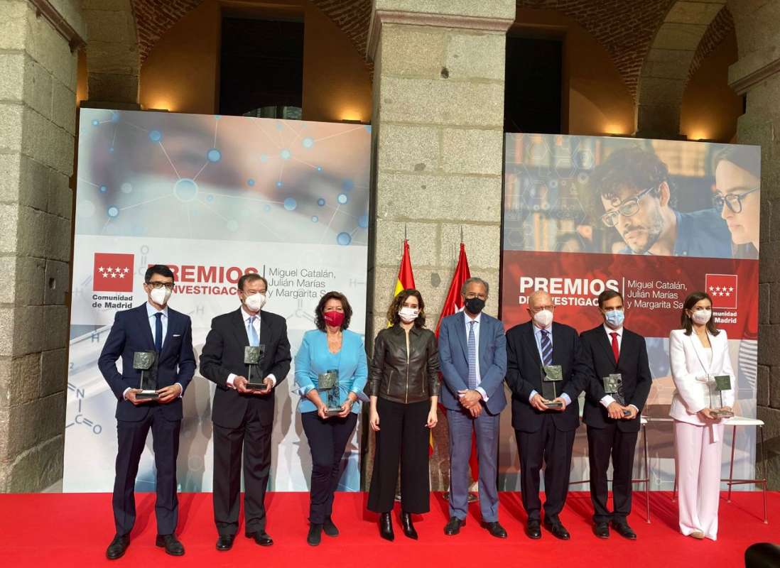 Presentation of the Margarita Salas Award to Dr. Vallet. Community of Madrid. - 10