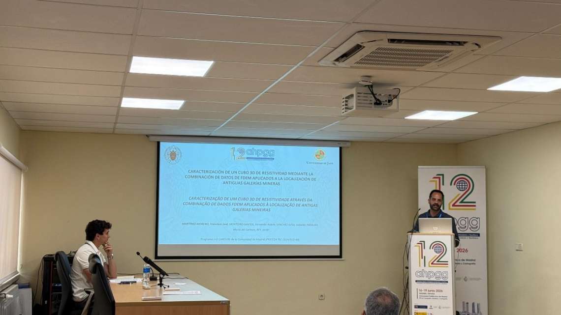 El Grupo de Tectonofísica Aplicada de la UCM presenta sus últimas investigaciones de Geofísica Aplicada en la 12.ª Asamblea Hispano-Portuguesa de Geodesia y Geofísica - 1