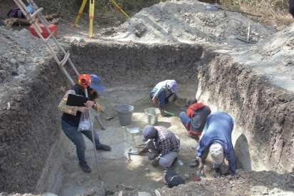 Excavación arqueológica en Gombore IC (Melka Kunture, Etiopía)