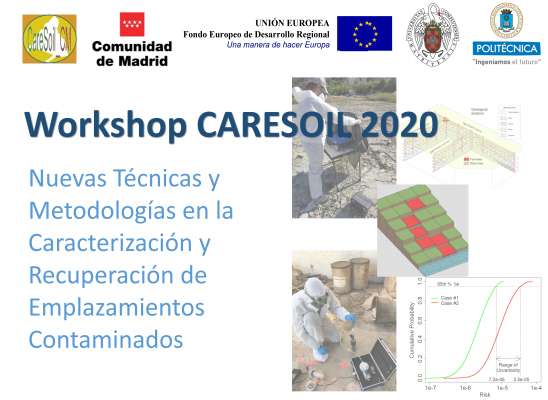 El Programa CARESOIL os invita a visualizar la Jornada: “Nuevas Técnicas y Metodologías en la Caracterización y Recuperación de Emplazamientos Contaminados”