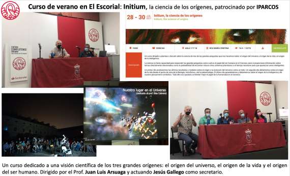 Curso de verano en El Escorial: Initium, la ciencia de los orígenes, patrocinado por IPARCOS