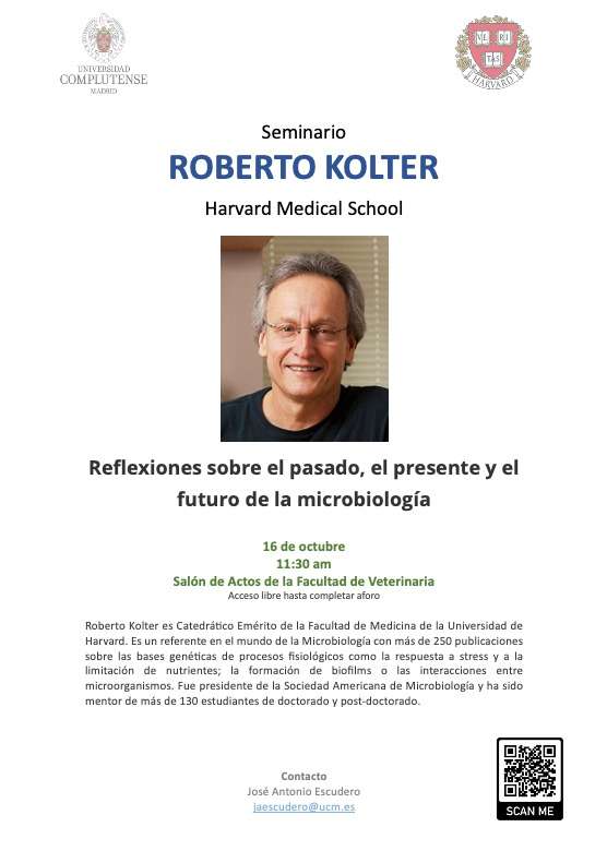 CONFERENCIA de ROBERTO KOLTER en la UCM