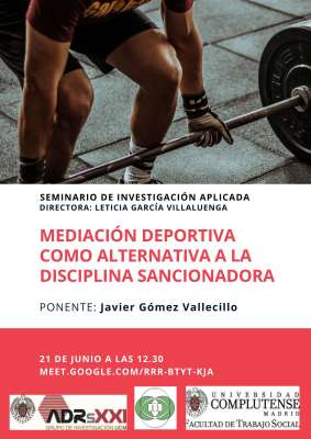 Mediación deportiva como alternativa a la disciplina sancionadora