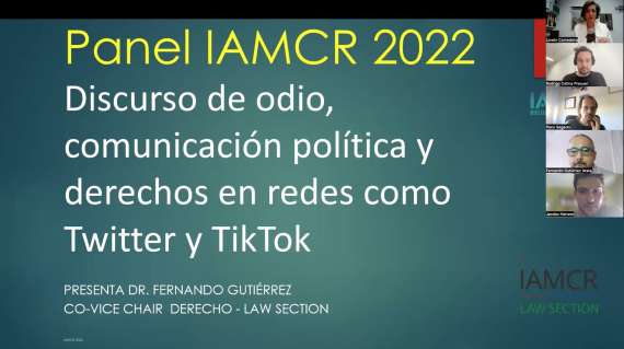 VÍDEO: Polarización Y Hostilidad En Las Redes Sociales: Estudios Empíricos, ponencia en el IAMCR 2022 (Beijing)