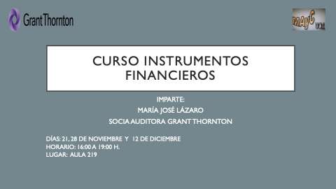 CURSO INSTRUMENTOS FINANCIEROS