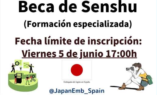 Becas MEXT de la Embajada de Japón para estudiantes de formación especializada (SENSHU).