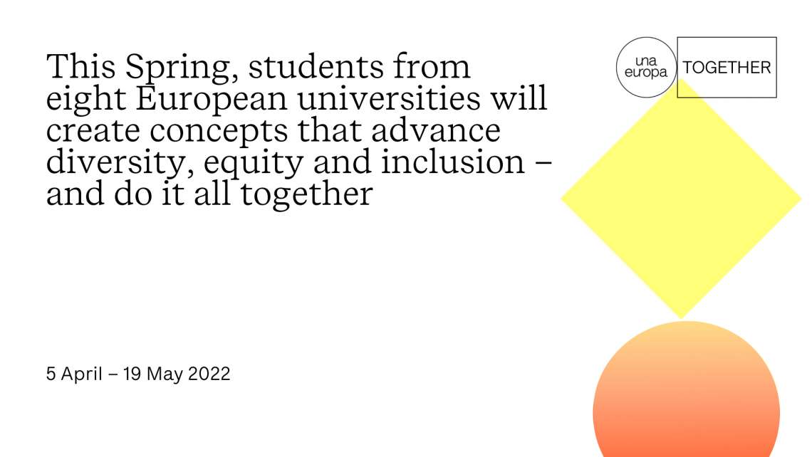 Si eres estudiante de la UCM y  quieres promover la diversidad, la igualdad y la inclusión ¡Apúntate al reto de Una.Together! - 1