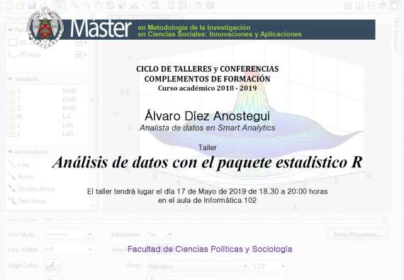 Taller: "Análisis de Datos con el Paquete Estadístico R"