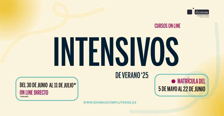 ¡Apúntate a los cursos intensivos de verano de Idiomas Complutense en Julio!