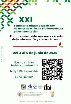 XXI Seminario Hispano-Mexicano de Investigación en Bibliotecología y Documentación