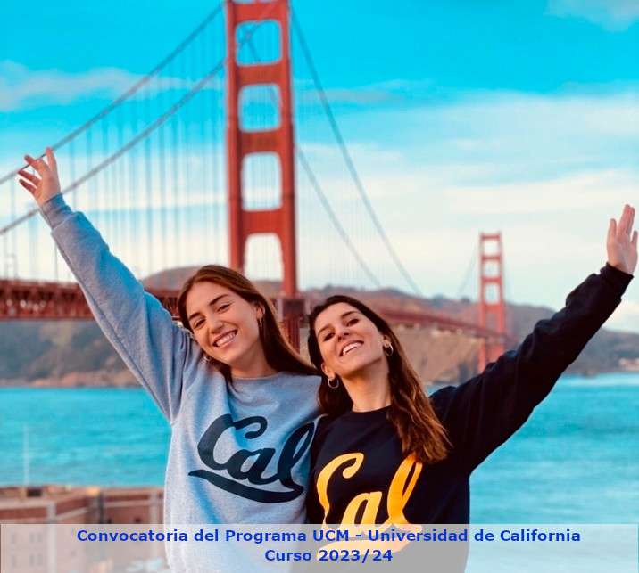 Abierta la Convocatoria del Programa UCM - Universidad de California para estudiantes de Grado de la Universidad Complutense de Madrid.