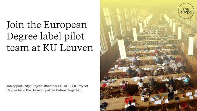 Oferta de empleo: Únete a un dinámico proyecto internacional en KU Leuven como 'Project Officer'