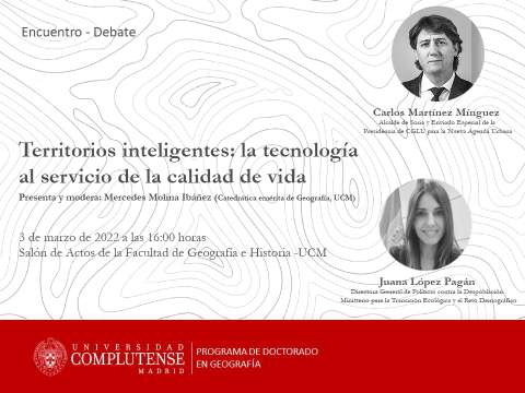 Encuentro y debate "Territorios inteligentes: la tecnología al servicio de la calidad de vida"