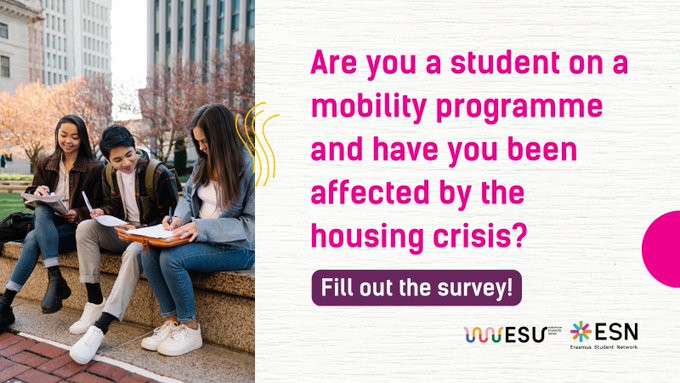 ¿Eres un estudiante de un programa de movilidad afectado por la crisis de la vivienda en UE?