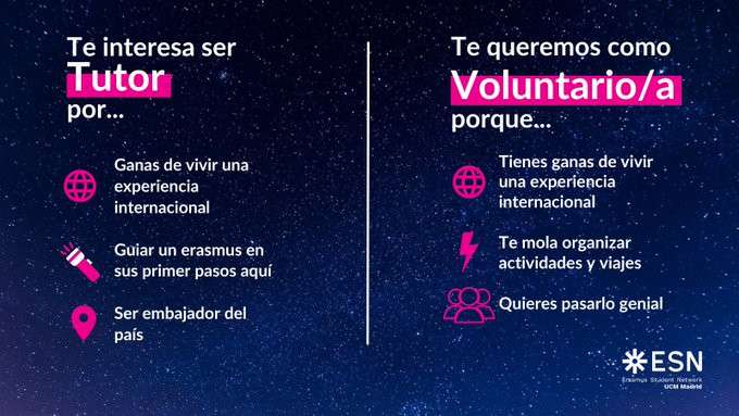 ¡Si tienes ganas de vivir una experiencia internacional, únete al equipo de ESN de la UCM!
