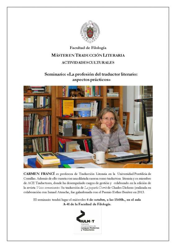 Seminario: «La profesión del traductor literario: aspectos prácticos» - 1