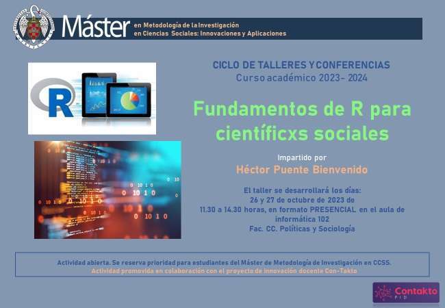 Taller: FUNDAMENTOS DE "R" PARA CIENTÍFICXS SOCIALES