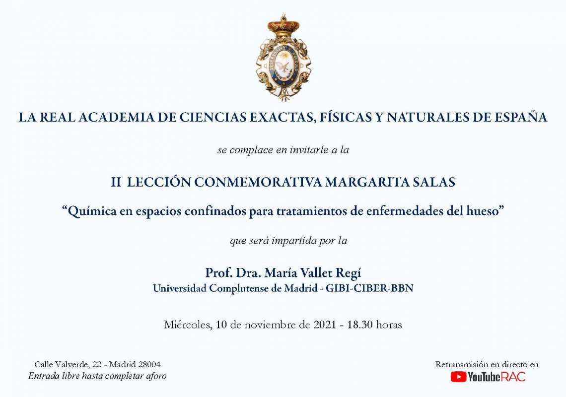 II Margarita Salas Memorial Lecture. RAC - 1
