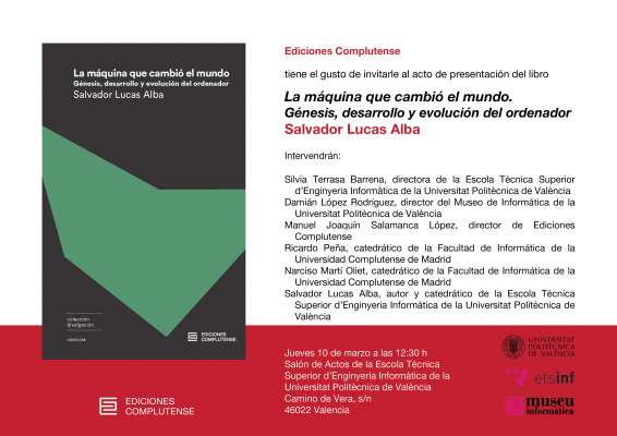 Presentación del libro "La máquina que cambió el mundo"