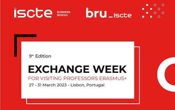 9th edition of Exchange Week for Erasmus+ visiting professors, 27th and 31st of March of 2023 in Lisbon, Portugal. - 1