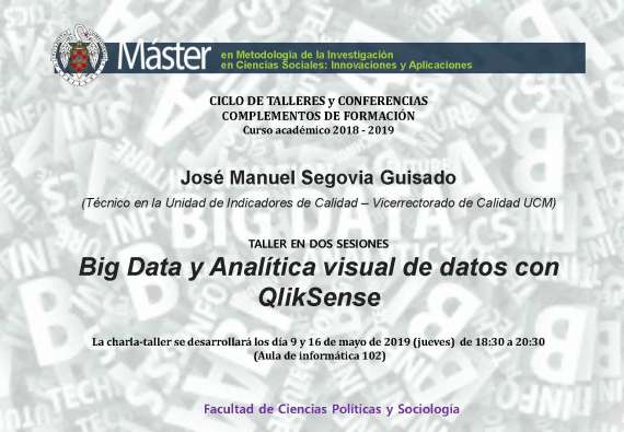 Taller: Big Data y Analítica visual de datos con QlikSense