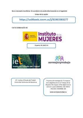 II Seminario internacional sobre empleo al servicio del hogar