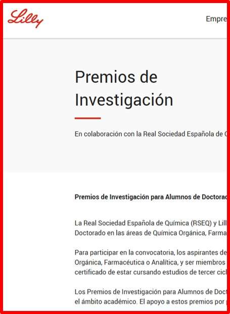 Premios de Investigación Lilly