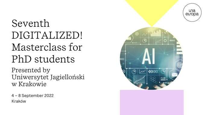 7ª Edición de DIGITALIZED Masterclass - Society in the Era of Digital Revolution project, para estudiantes de doctorado.