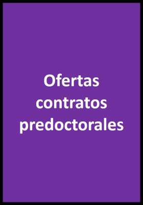 Ofertas contratos predoctorales