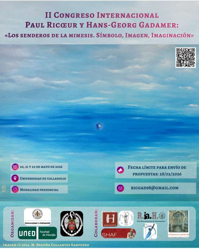 Call for papers II Congreso Internacional P. Ricoeur y H-G. Gadamer (propuestas hasta el 28-02-2026) - 1