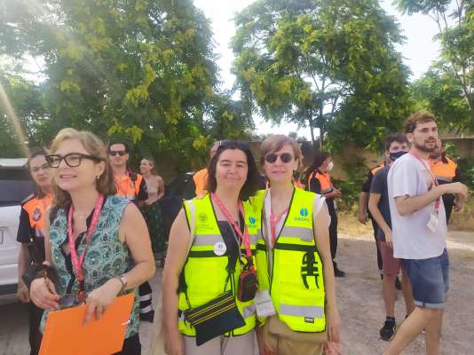 05/07/2022. El GREPAC participa en un simulacro de incendio en el Museo de Bellas Artes de Valencia