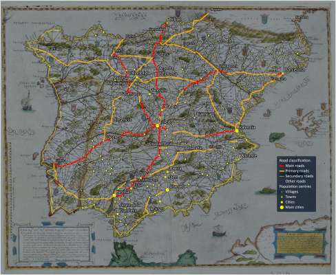 Nuevo artículo: The naïve map of the sixteenth century roads in Spain