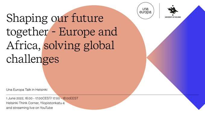 Nueva charla de Una Europa: Europe and Africa, Shaping our Future Together. Universidad de Helsinki.