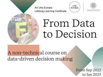 Amplía tus conocimientos sobre datos y toma de decisiones con el curso de formación continua: 'From data to Decision'.