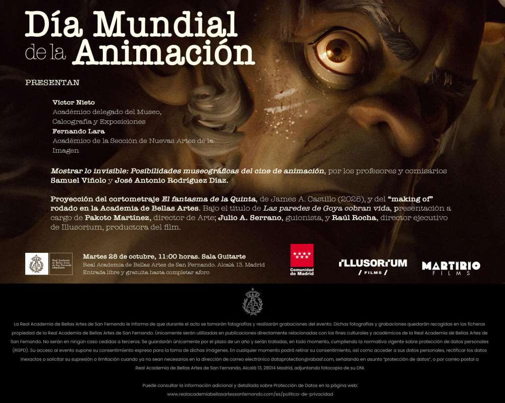 Día mundial de la animación en la Academia de Bellas Artes - 1