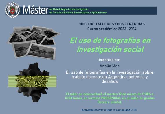 Seminario: El uso de fotografías en la investigación sobre trabajo docente en Argentina: potencia y desafíos